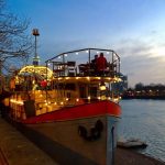 Tamesis Dock at night